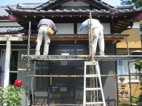 キリヨケの板金工事